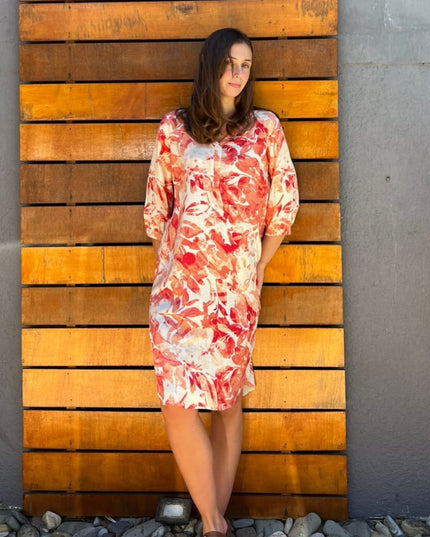 Mandarin Shirt Dress