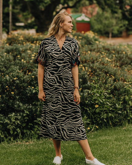 Larissa Zebra Dress