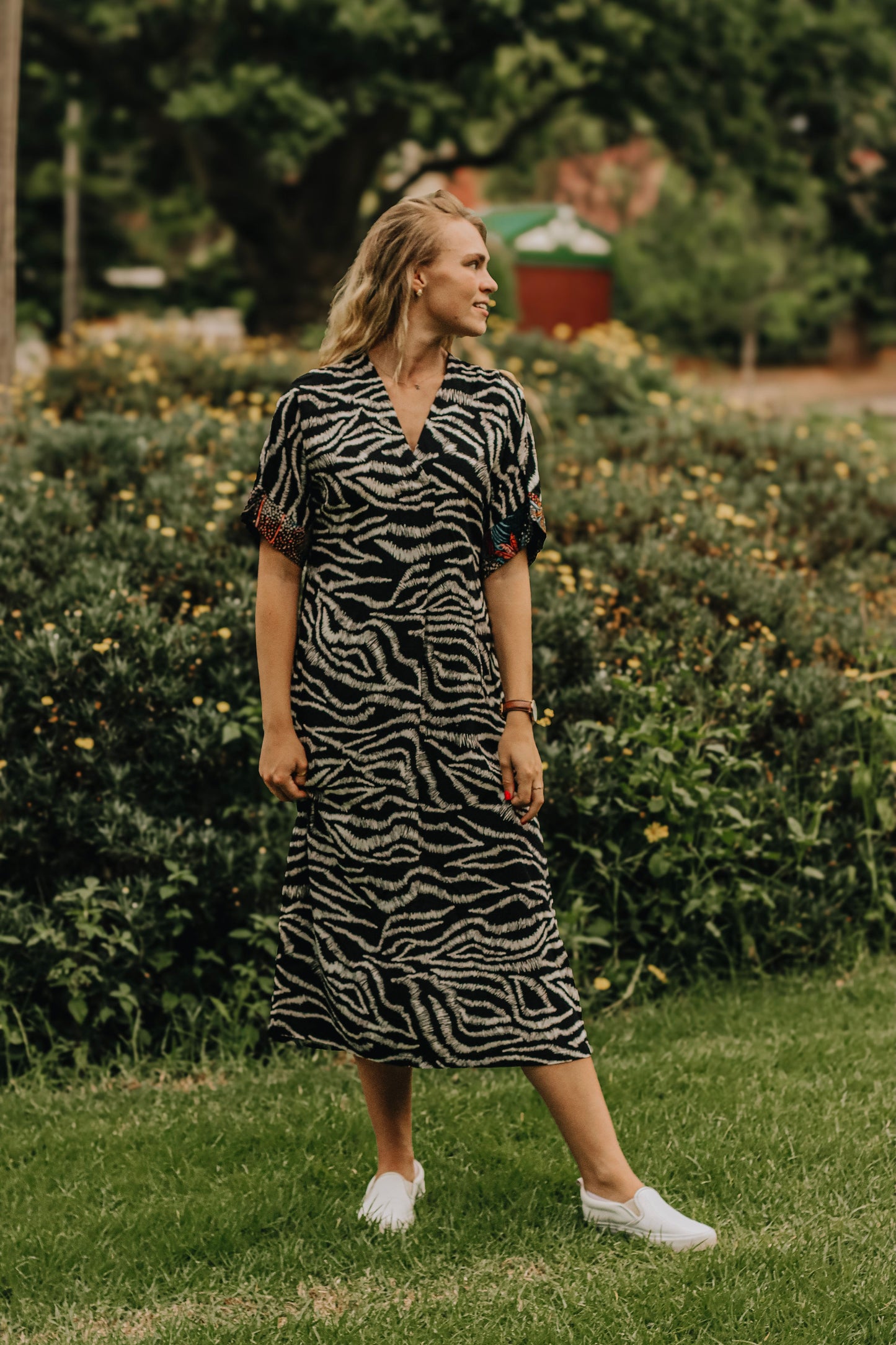 Larissa Zebra Dress