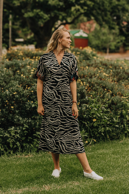 Larissa Zebra Dress