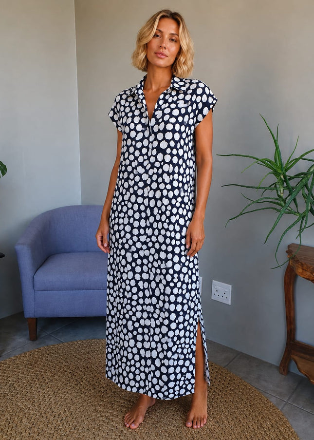 Black Dotted Dress