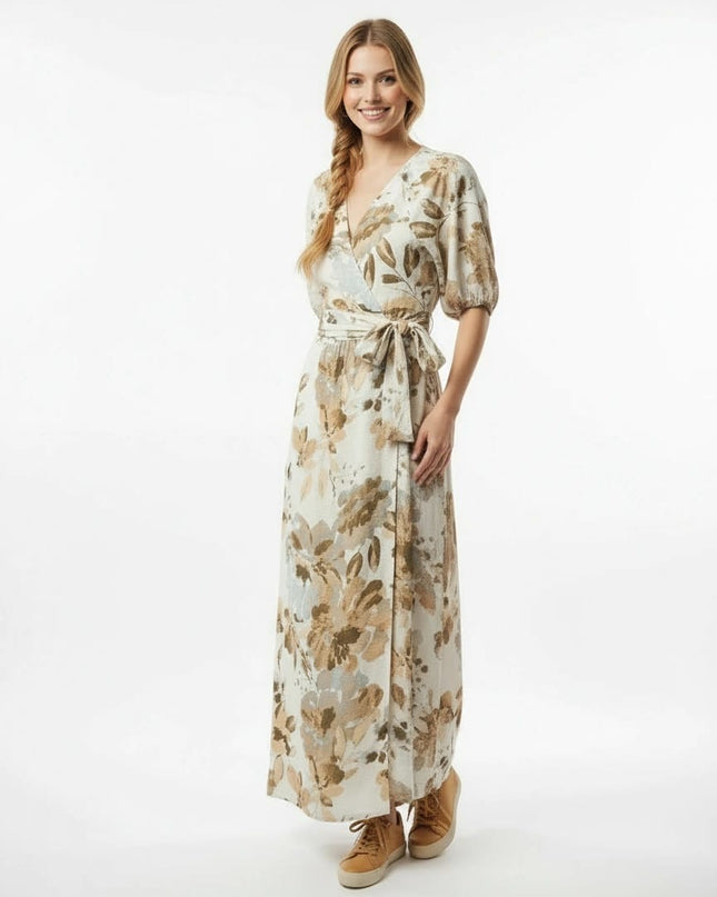 Nicole Wrap Dress - Desert Floral