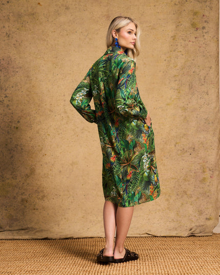 Hailey Shirt Dress - Amazon Cheetah