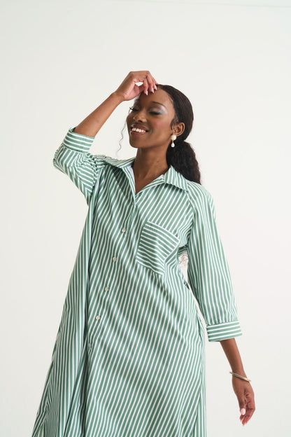 Poplin Shirt Dress
