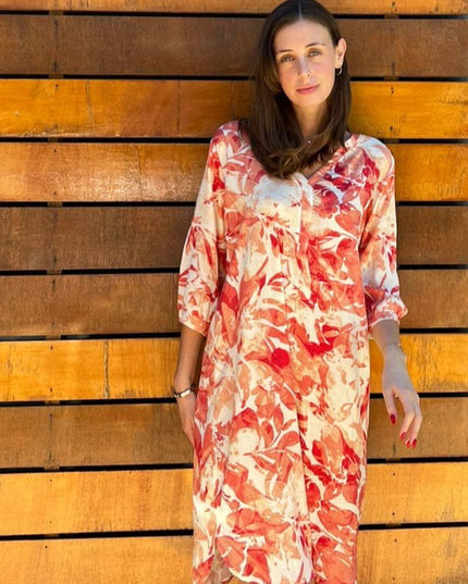 Mandarin Shirt Dress