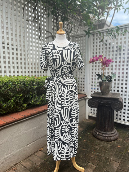 Leah Geometric Maxi Dress