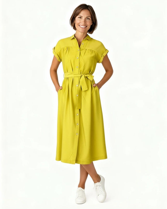 Ralphy Dress - Lime Light