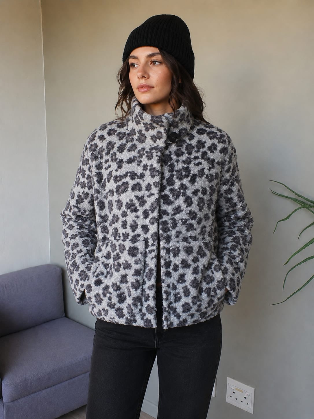 Fleece Jacket - Leopard – Oasis Obsessions