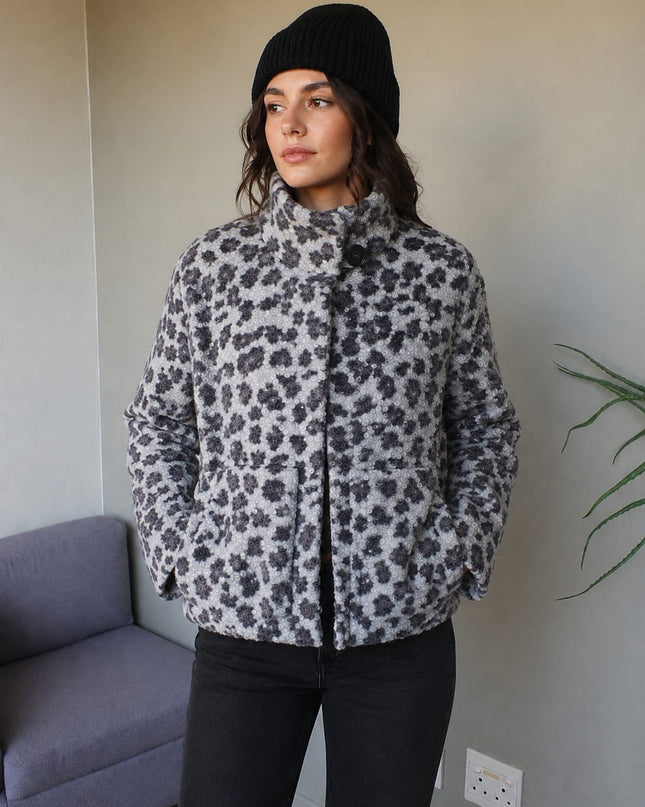 Fleece Jacket - Leopard