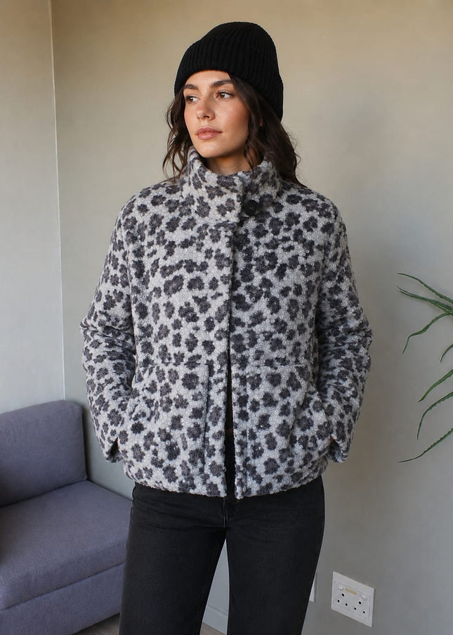 Fleece Jacket - Leopard