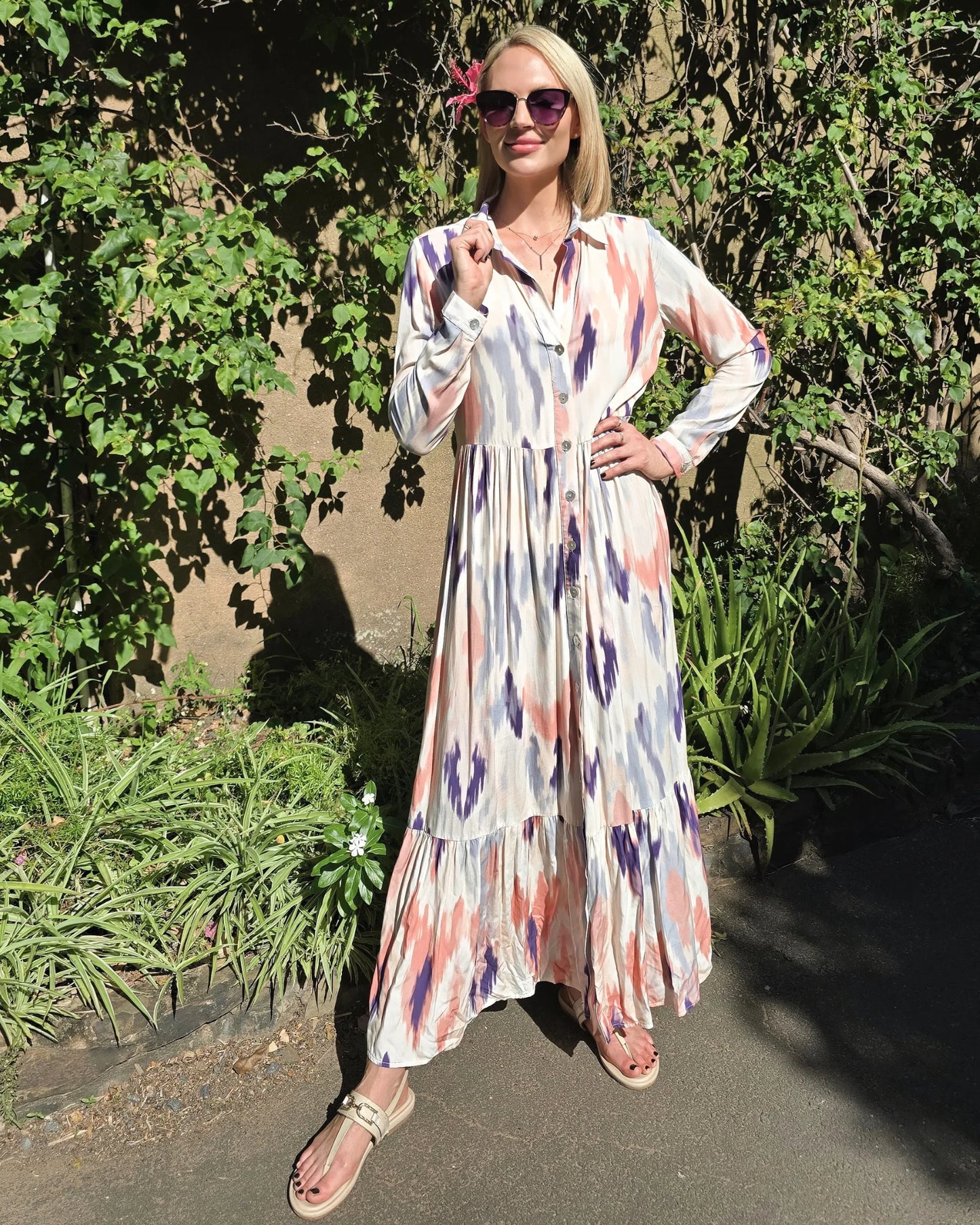 Maddison Maxi Foliage Dress