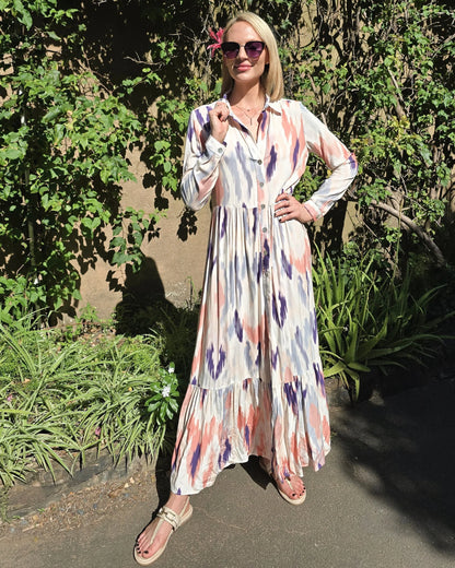 Maddison Maxi Foliage Dress