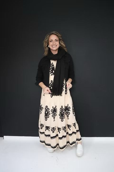 Paisley Cream Dress