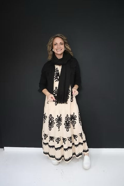 Paisley Cream Dress