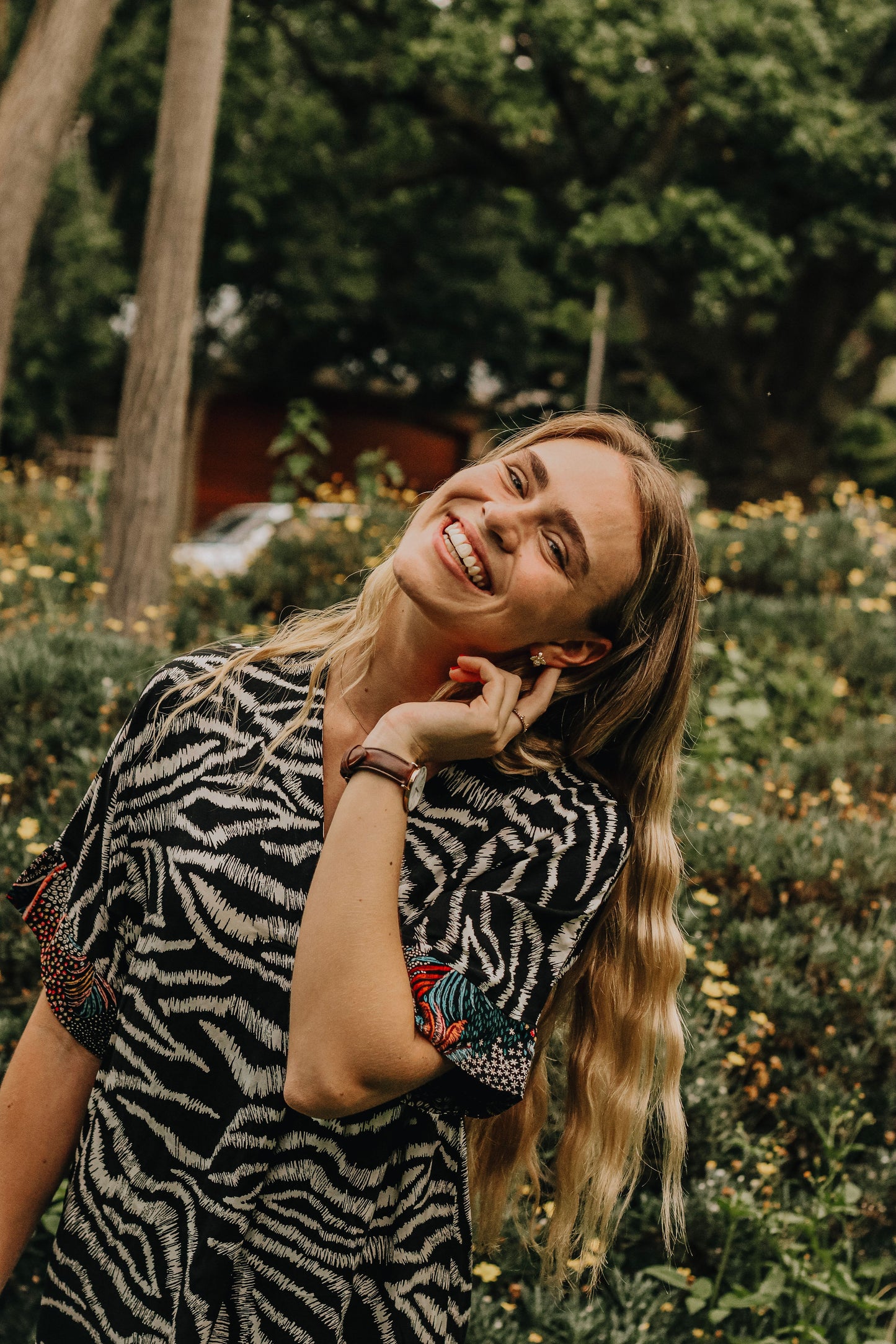 Larissa Zebra Dress