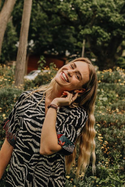 Larissa Zebra Dress