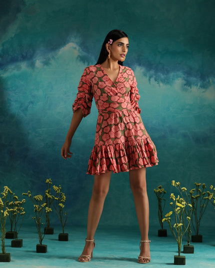 Strawberry Fields Knotted Dress