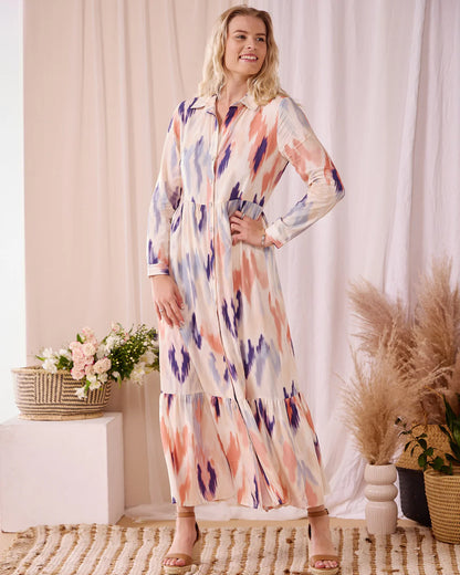Maddison Maxi Foliage Dress