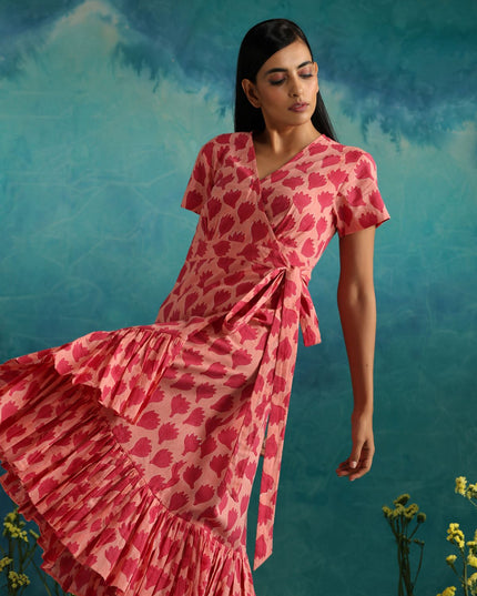 Pinky Promise Wrap Dress