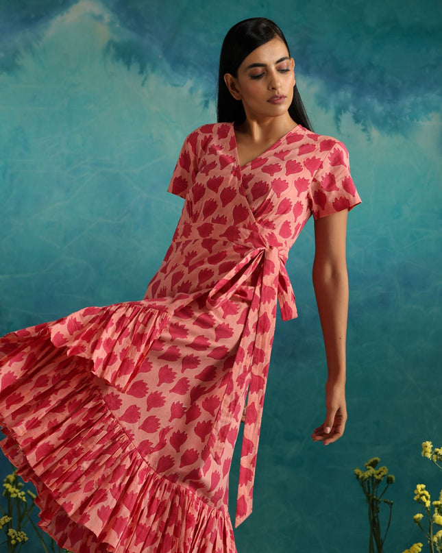 Pinky Promise Wrap Dress