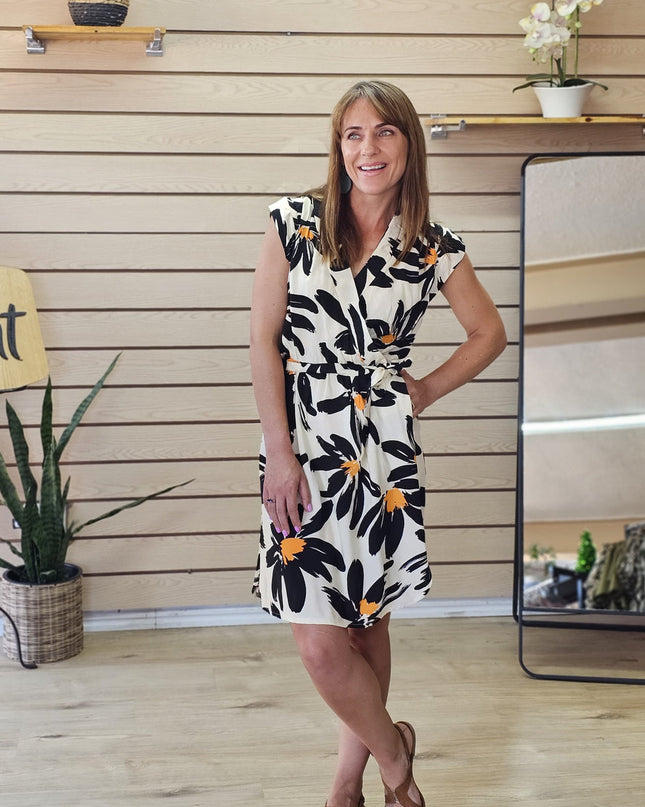 Minka White Daisy Dress