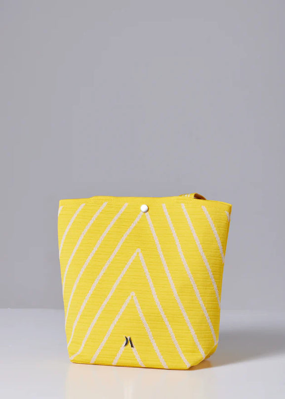 Woven Handbag Yellow