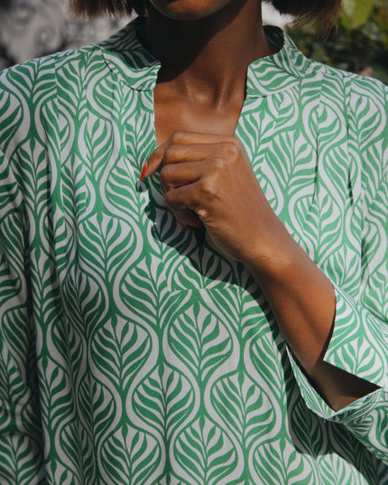 Spritz Dress - Leafy Green