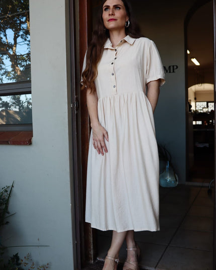 Alex Classic Cream Dress