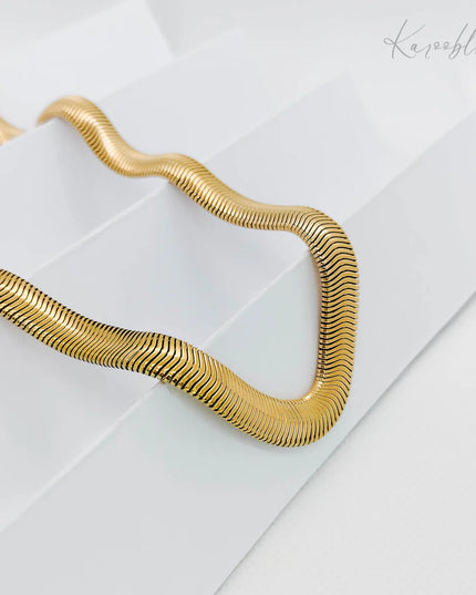 18K Gold Plated Snake Chain Necklace