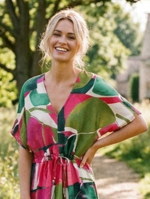 Brights Kaftan Dress