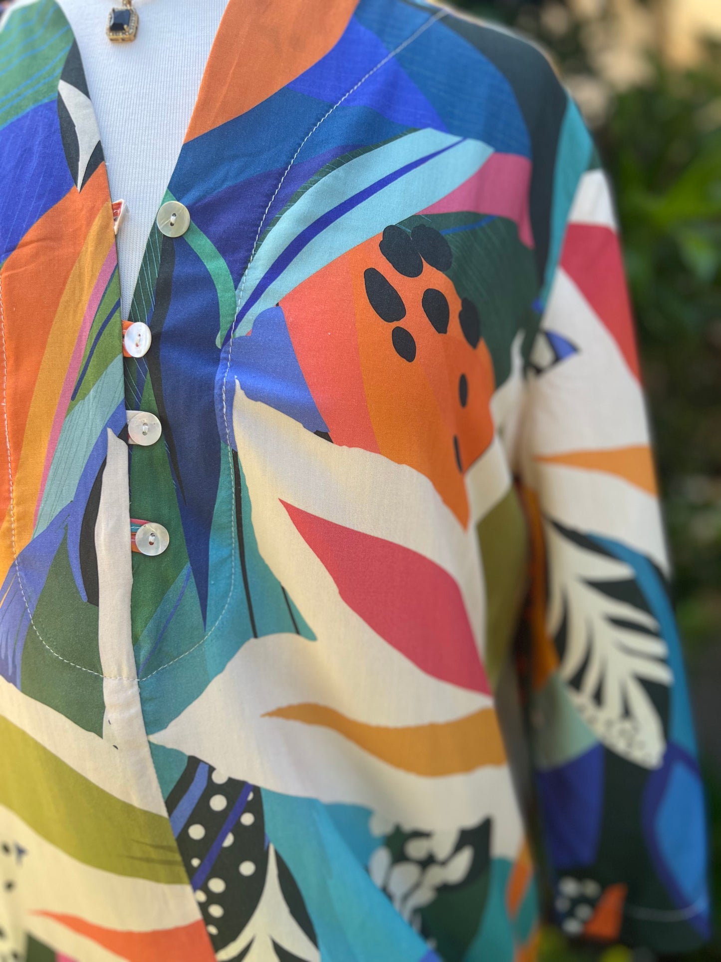 Water Colour Midi Tunic Dress