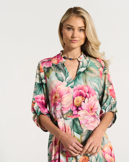 Sandy Tunic Pink Daisy