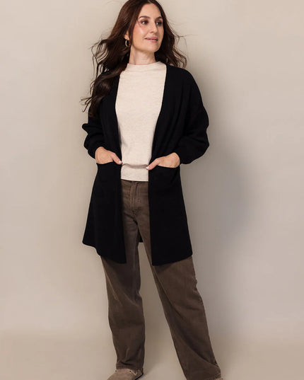 Arch Cardi Coat - Black