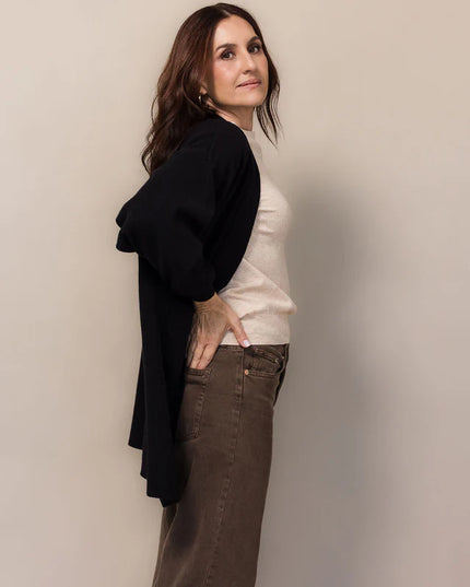Arch Cardi Coat - Black