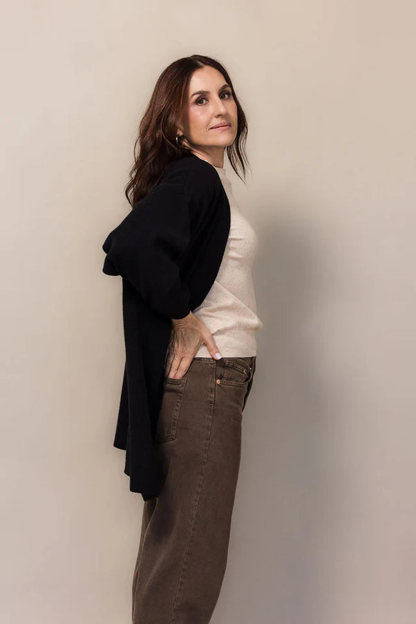 Arch Cardi Coat - Black