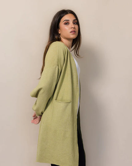 Arch Cardi Coat - Sage