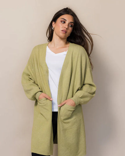 Arch Cardi Coat - Sage