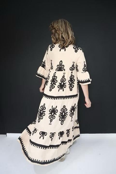 Paisley Cream Dress