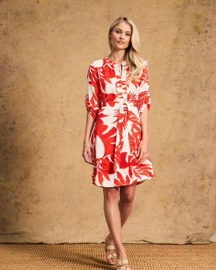 West Belted Tunic Orange