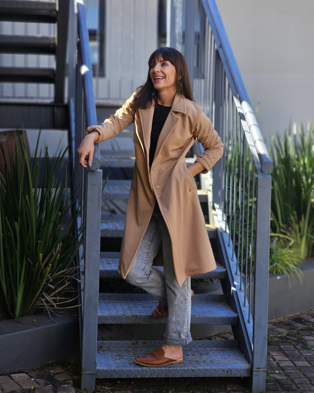 Jane Coat Soft Shell - Camel
