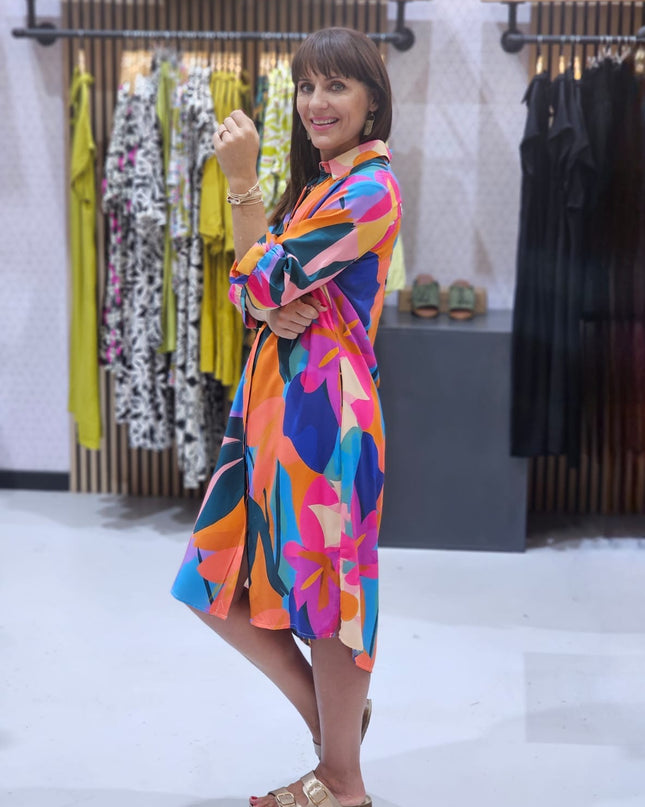 Drift Dress - Bold Floral