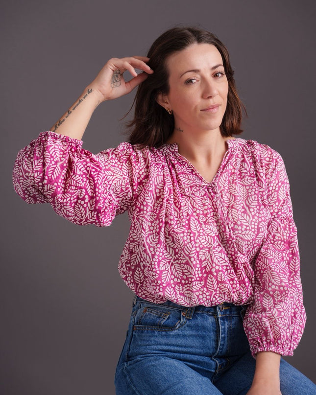 Lila Blouse - Pink