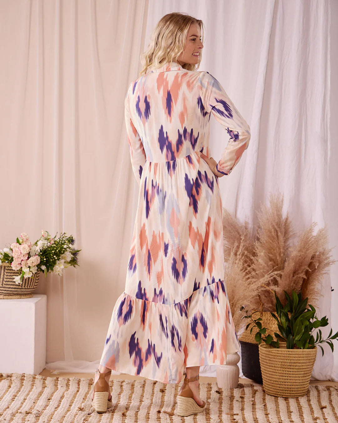 Maddison Maxi Foliage Dress