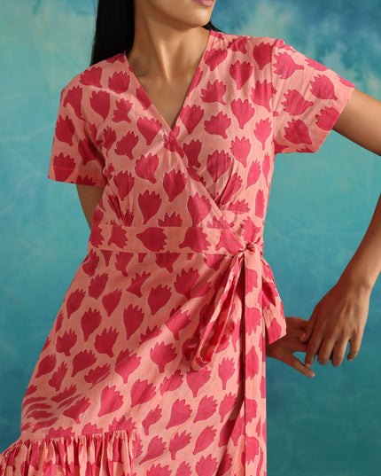 Pinky Promise Wrap Dress