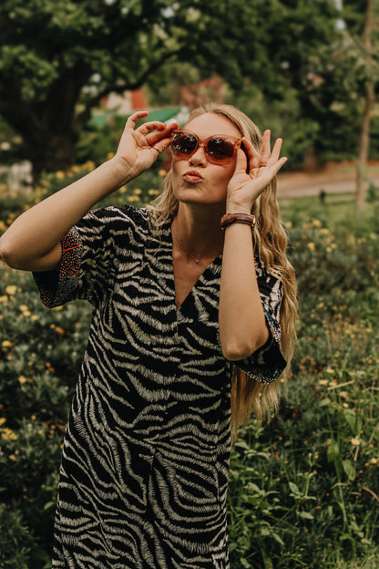 Larissa Zebra Dress