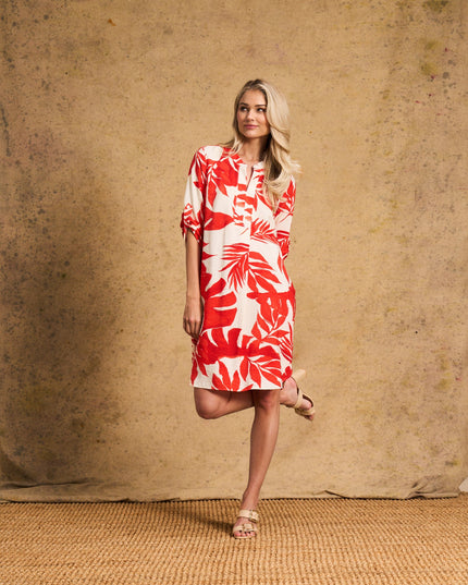 West Belted Tunic Orange