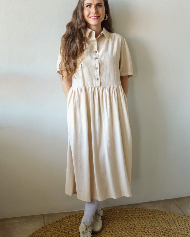 Alex Classic Cream Dress