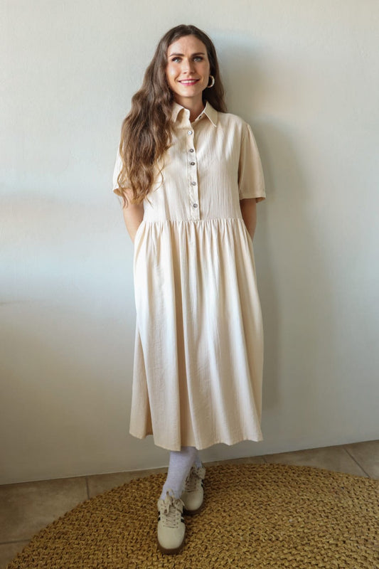 Alex Classic Cream Dress