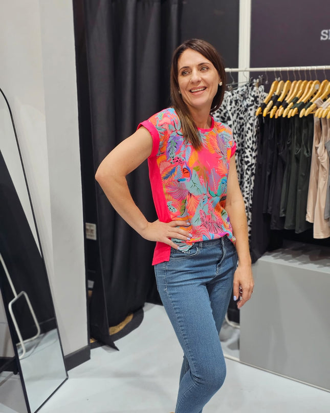 Simone Jungle Joy Top