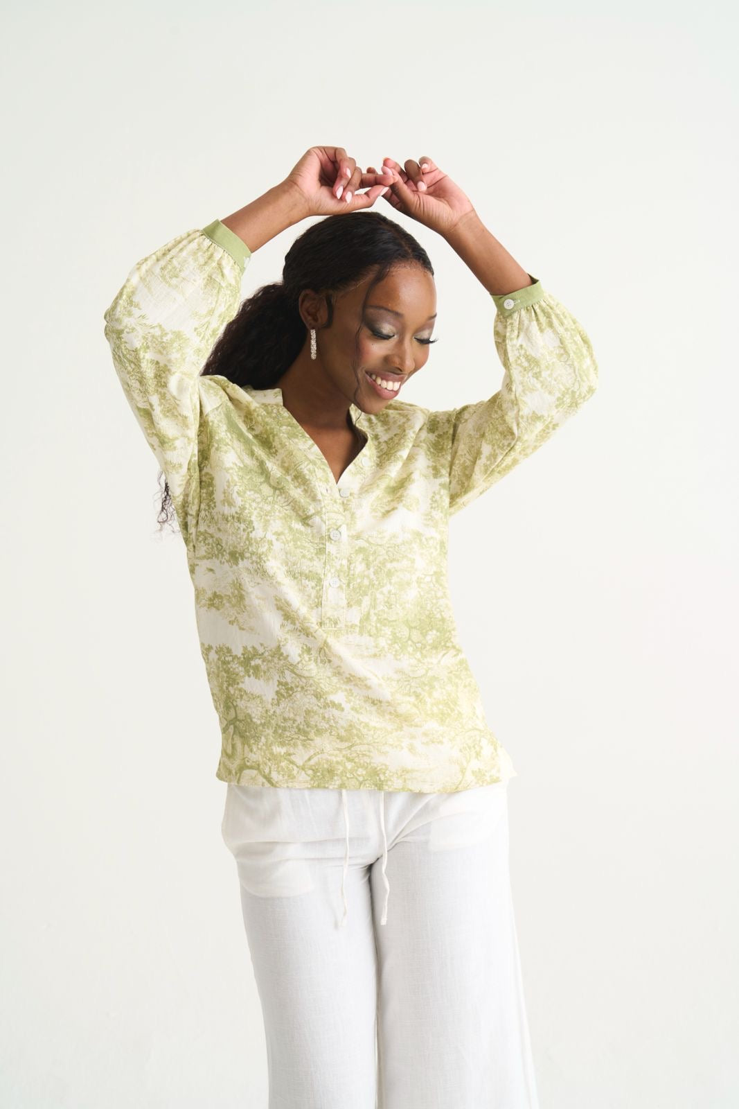 Tunic Top - Soft Green